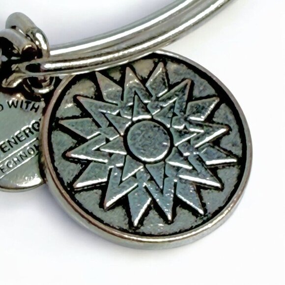 Sunburst Energy Charity Silver Tone Charm Bracelet by Alex and Ani 2014 - Picture 2 of 3